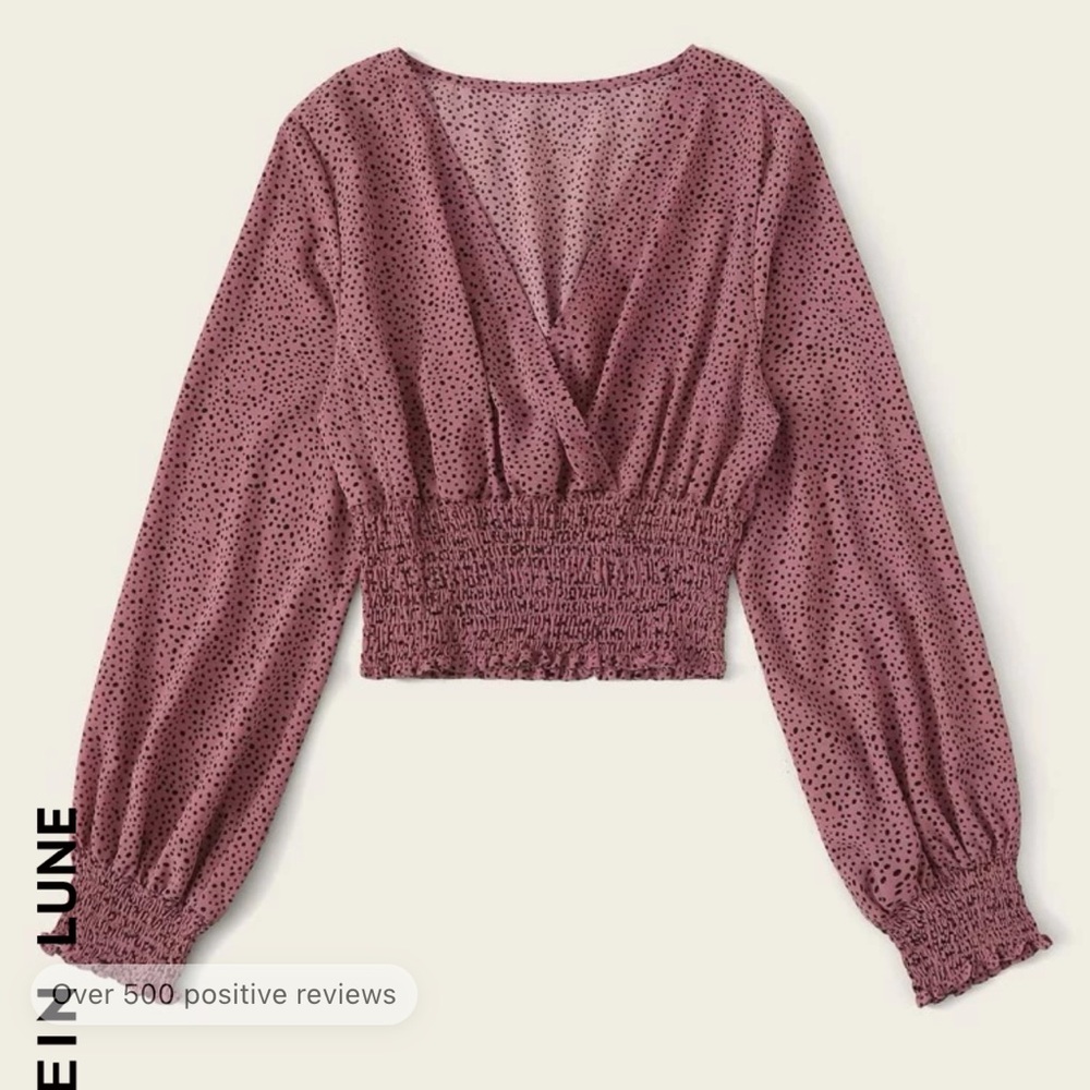 SHEIN speckled smock